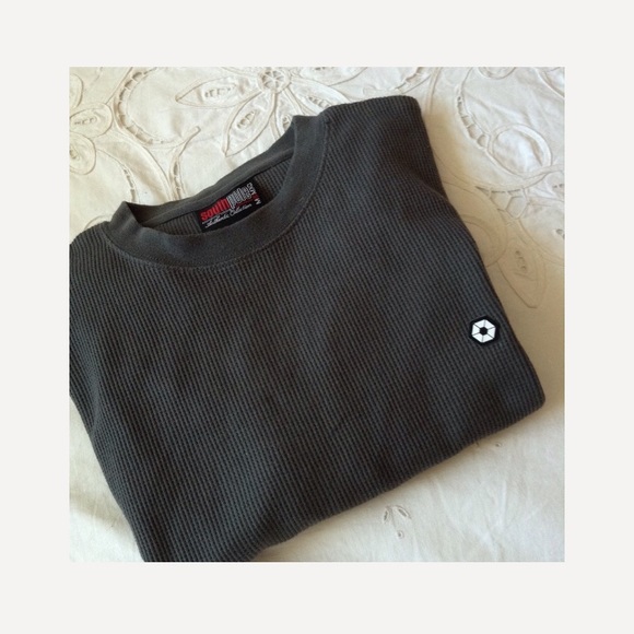 SOUTH POLE GRAY THERMAL TOP S NWOT - Picture 2 of 4
